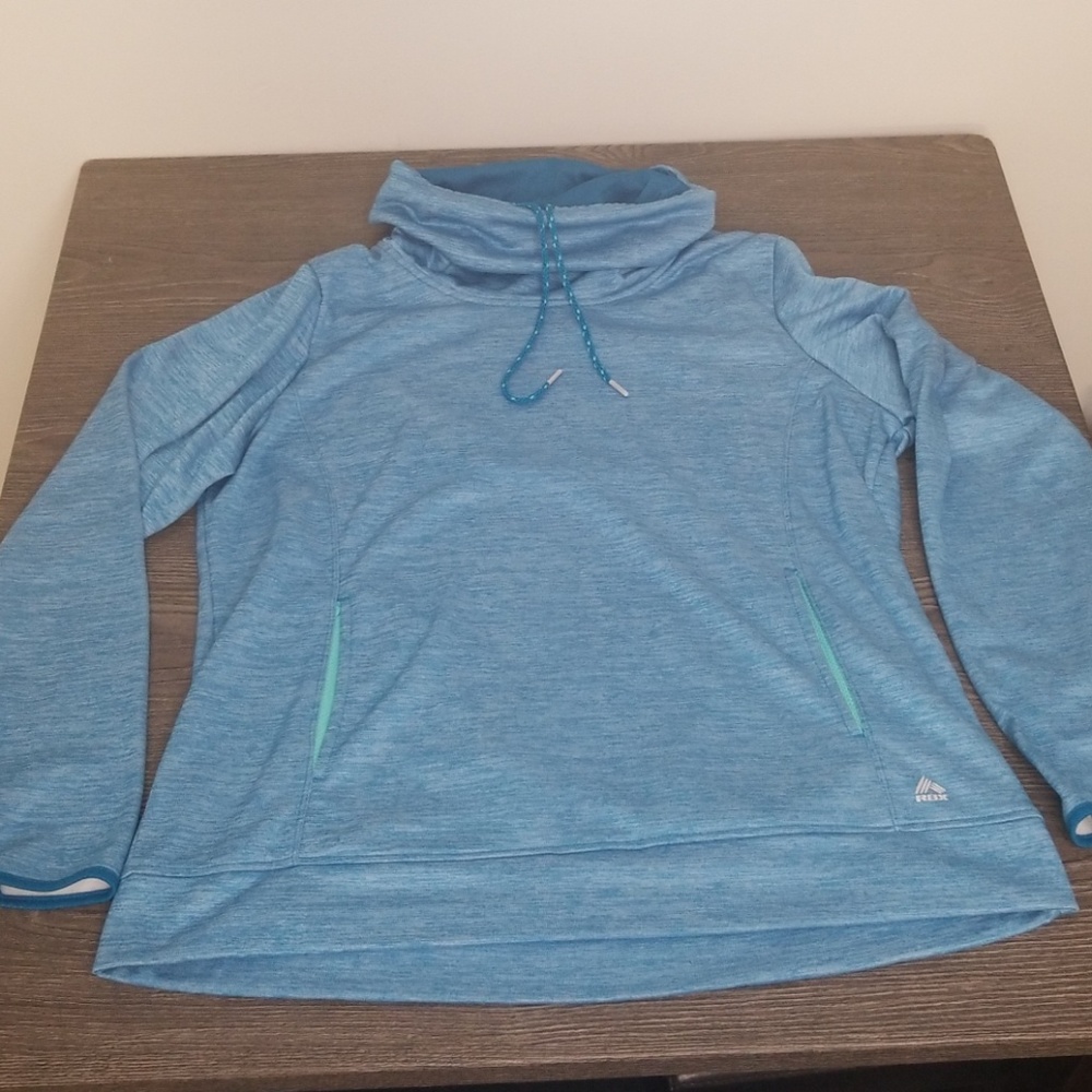 RBX Active Fleece Lined Cowl Neck Pullover